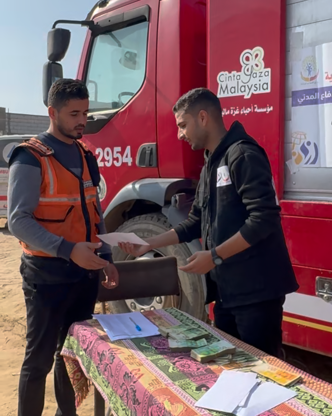 دعم العاملين في الدفاع المدني في غزة، لضمان استمرارهم في العمل